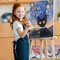 Acrylic Paint Brush Set,1pack/15pcs Nylon Hair Acrylic Painting Brush,Watercolor Rock Face Painting Brush, Artist Craft Brush Supplies, Paint Brush Set for All Purposes Children Adult Painting.